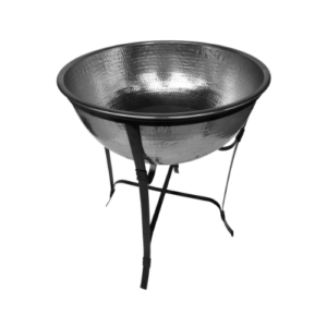 Champanheira alumínio martelado c/pé 30L